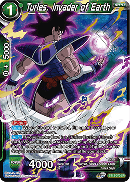 Turles, Invader of Earth - Vicious Rejuvenation - Super Rare - BT12-070