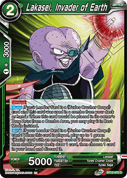 Lakasei, Invader of Earth - Vicious Rejuvenation - Common - BT12-075