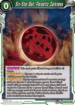 Six-Star Ball, Parasitic Darkness - Vicious Rejuvenation - Common - BT12-081