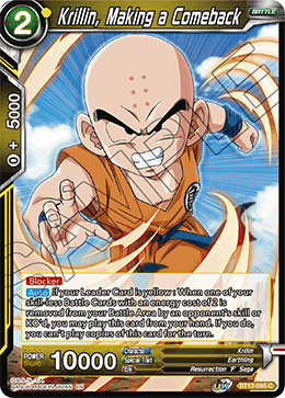 Krillin, Making a Comeback - Vicious Rejuvenation - Common - BT12-095