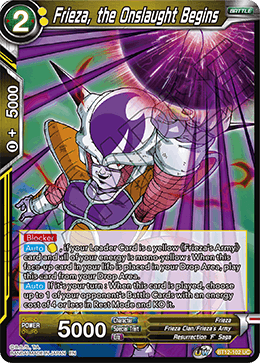 Frieza, the Onslaught Begins - Vicious Rejuvenation - Uncommon - BT12-102