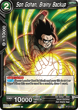 Son Gohan, Brainy Backup - Vicious Rejuvenation - Common - BT12-131