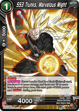 SS3 Trunks, Marvelous Might - Vicious Rejuvenation - Common - BT12-134