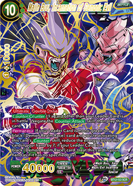 Majin Buu, Incarnation of Demonic Evil - Vicious Rejuvenation - Secret Rare - BT12-153
