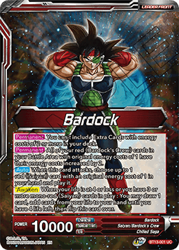 Bardock // SS Bardock, the Legend Awakened - Supreme Rivalry - Uncommon - BT13-001