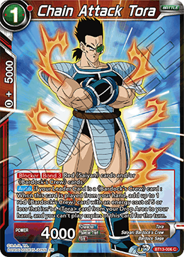 Chain Attack Tora - Supreme Rivalry - Common - BT13-006