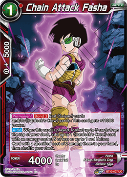 Chain Attack Fasha - Supreme Rivalry - Uncommon - BT13-007