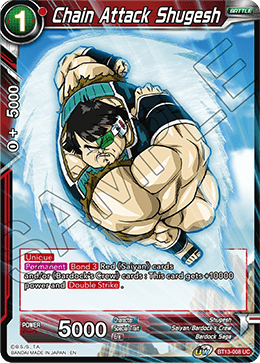 Chain Attack Shugesh - Supreme Rivalry - Uncommon - BT13-008