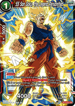 SS Son Goku, the Legend Personified - Supreme Rivalry - Super Rare - BT13-012