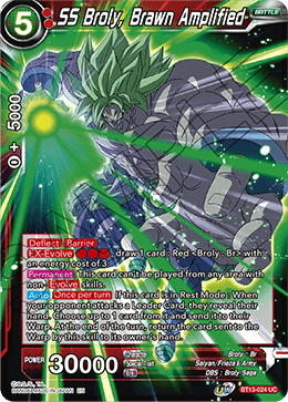 SS Broly, Brawn Amplified - Supreme Rivalry - Uncommon - BT13-024