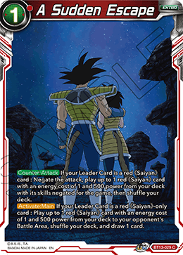 A Sudden Escape - Supreme Rivalry - Common - BT13-029