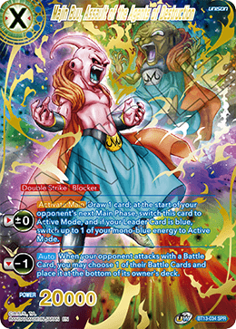Majin Buu, Assault of the Agents of Destruction (SPR) - Supreme Rivalry - Special Rare - BT13-034