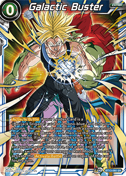 Galactic Buster (Revision) - 5th Anniversary Set - Super Rare - BT13-060
