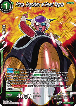 Frieza, Demolisher of Planet Vegeta - Supreme Rivalry - Uncommon - BT13-078