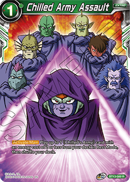 Chilled Army Assault - Supreme Rivalry - Rare - BT13-089