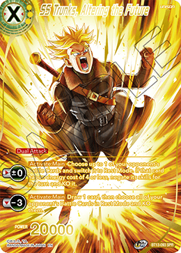 SS Trunks, Altering the Future (SPR) - Supreme Rivalry - Special Rare - BT13-093