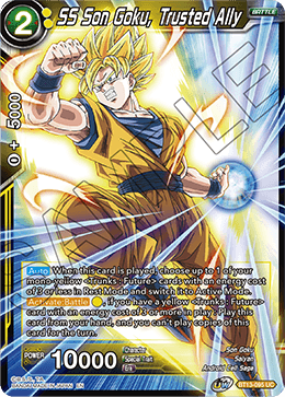 SS Son Goku, Trusted Ally - Supreme Rivalry - Uncommon - BT13-095