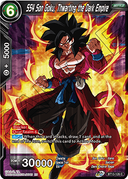 SS4 Son Goku, Thwarting the Dark Empire - Supreme Rivalry - Common - BT13-126