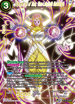 Supreme Kai of Time, Time Labyrinth Unleashed (SPR) - Supreme Rivalry - Special Rare - BT13-135