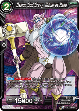 Demon God Gravy, Ritual at Hand - Supreme Rivalry - Common - BT13-141