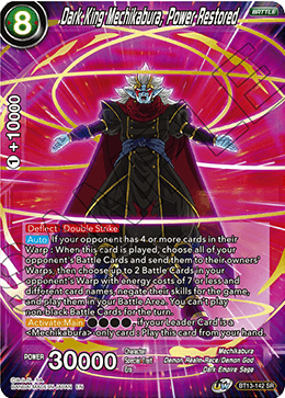 Dark King Mechikabura, Power Restored - Supreme Rivalry - Super Rare - BT13-142