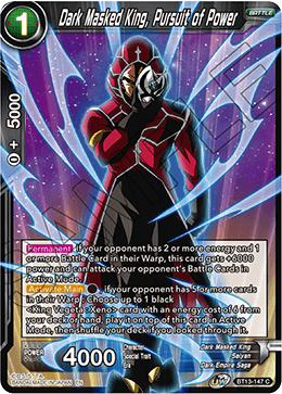 Dark Masked King, Pursuit of Power - Supreme Rivalry - Common - BT13-147