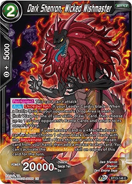 Dark Shenron, Wicked Wishmaster - Supreme Rivalry - Common - BT13-148