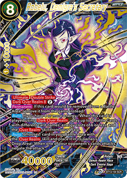 Robelu, Demigra's Secretary - Supreme Rivalry - Secret Rare - BT13-154