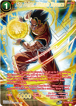 Son Gohan, Ultimate Essence (SPR) - Cross Spirits - Special Rare - BT14-007