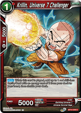 Krillin, Universe 7 Challenger - Cross Spirits - Common - BT14-009