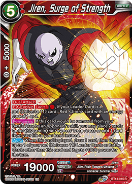 Jiren, Surge of Strength - Cross Spirits - Rare - BT14-015