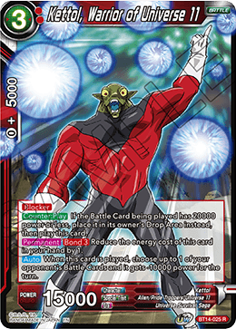 Kettol, Warrior of Universe 11 - Cross Spirits - Rare - BT14-025