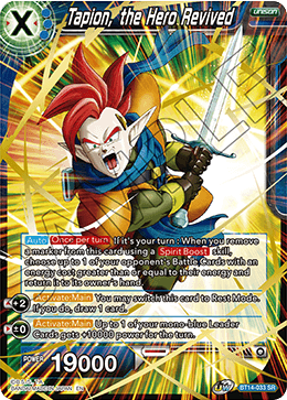 Tapion, the Hero Revived - Cross Spirits - Super Rare - BT14-033