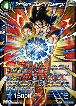 Son Goku, Calamity Challenger - Cross Spirits - Super Rare - BT14-037