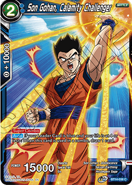 Son Gohan, Calamity Challenger - Cross Spirits - Common - BT14-038