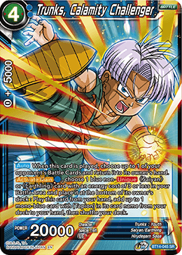 Trunks, Calamity Challenger - Cross Spirits - Super Rare - BT14-045