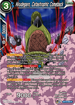 Hirudegarn, Catastrophic Comeback - Cross Spirits - Rare - BT14-056