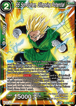SS Son Gohan, Glimpsing Potential - Cross Spirits - Rare - BT14-065