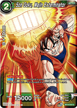 Son Goku, Majin Exterminator - Cross Spirits - Common - BT14-072