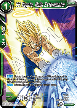 SS Vegeta, Majin Exterminator - Cross Spirits - Common - BT14-073
