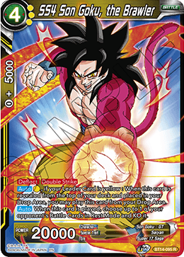 SS4 Son Goku, the Brawler - Cross Spirits - Rare - BT14-095