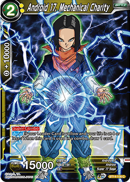 Android 17, Mechanical Charity - Cross Spirits - Common - BT14-108
