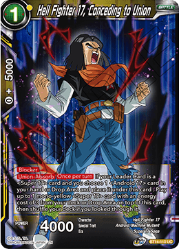 Hell Fighter 17, Conceding to Union - Cross Spirits - Uncommon - BT14-110