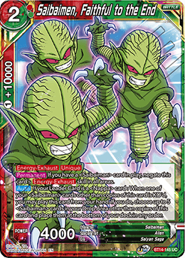 Saibaimen, Faithful to the End - Cross Spirits - Uncommon - BT14-145