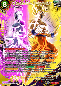 SS Son Goku & Frieza, Miraculous Conclusion - Cross Spirits - Secret Rare - BT14-152