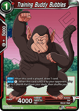 Training Buddy Bubbles - Saiyan Showdown - Common - BT15-006