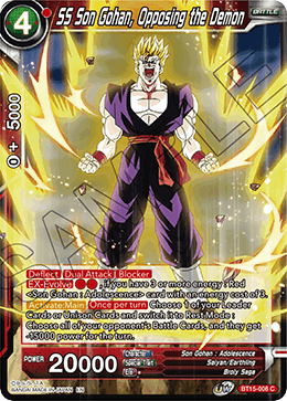 SS Son Gohan, Opposing the Demon - Saiyan Showdown - Common - BT15-008