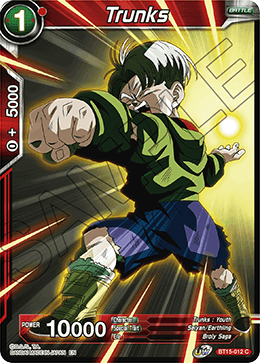 Trunks - Saiyan Showdown - Common - BT15-012