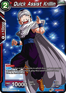 Quick Assist Krillin - Saiyan Showdown - Common - BT15-014