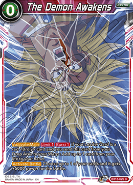 The Demon Awakens - Saiyan Showdown - Common - BT15-025